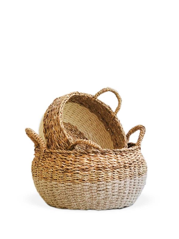 Ula Floor Basket - Natural - Image 5