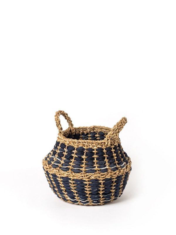 Daya Denim Foldable Basket - Image 5