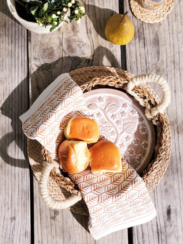 Bread Warmer & Basket Gift Set with Tea Towel - Owl Round - Image 2