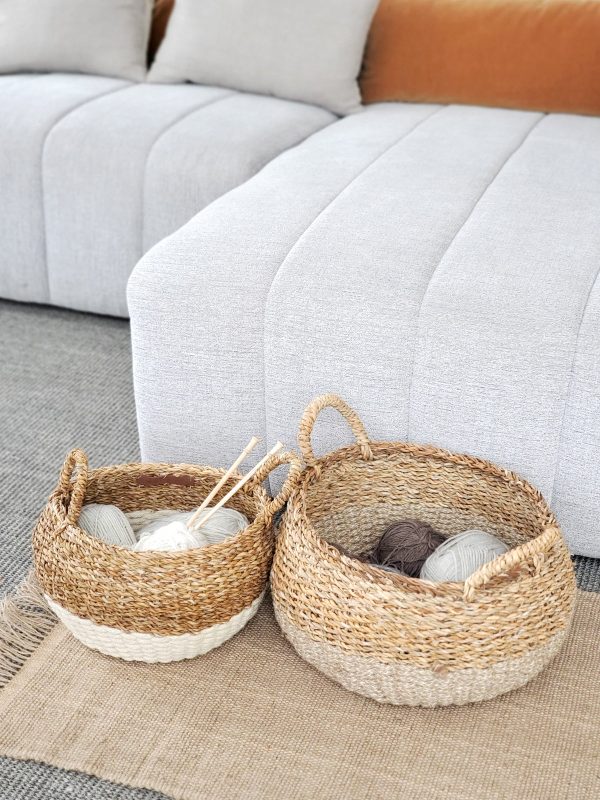 Ula Floor Basket - Natural - Image 3