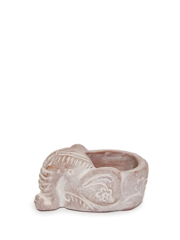 Terracotta Tea Light Candle Holder - Elephant - Image 5