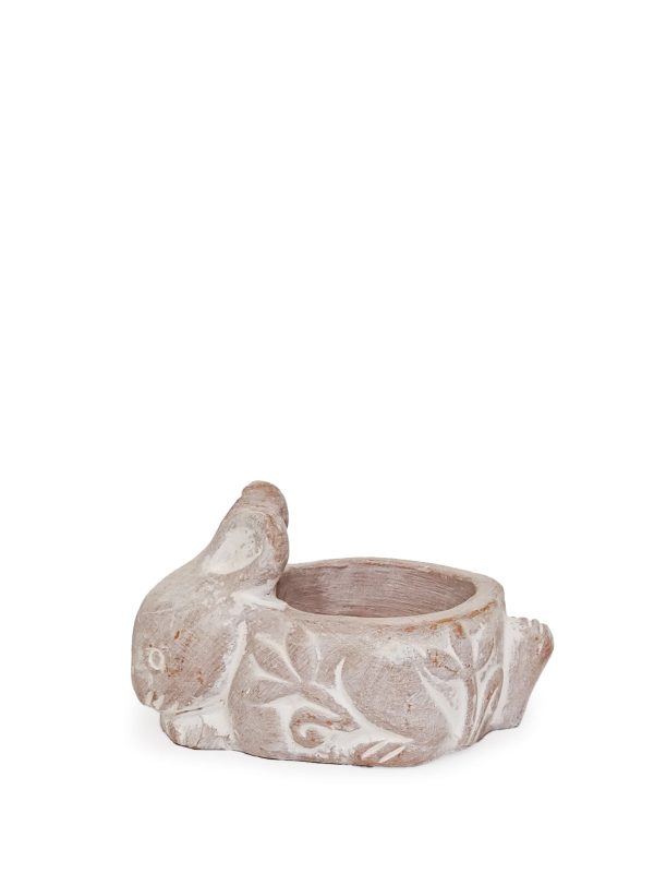 Terracotta Tea Light Candle Holder - Rabbit - Image 4