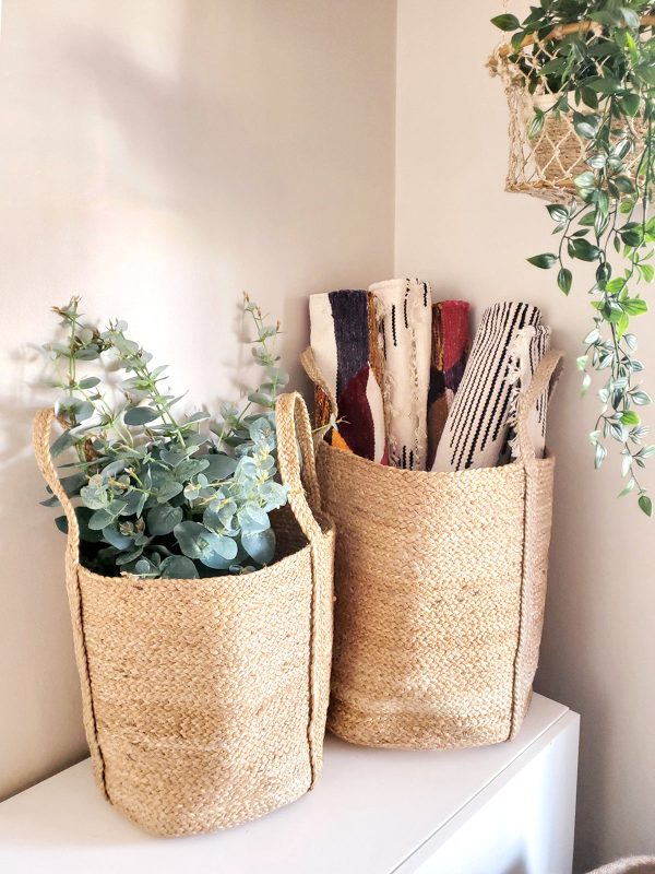 Kata Basket with handle - Natural - Image 2
