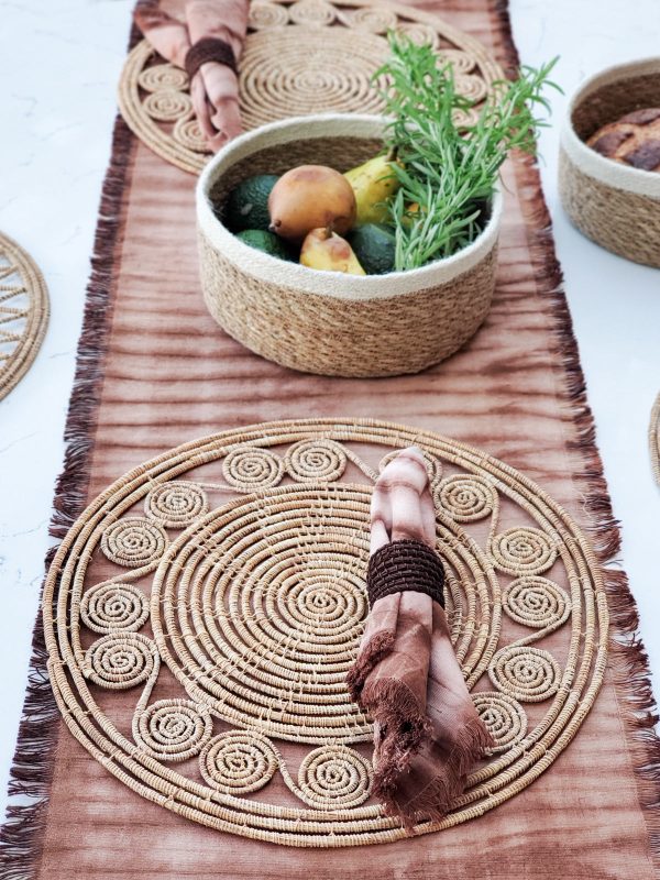 Bayu Woven Palm Fiber Placemat - Natural (Set of 2) - Image 3
