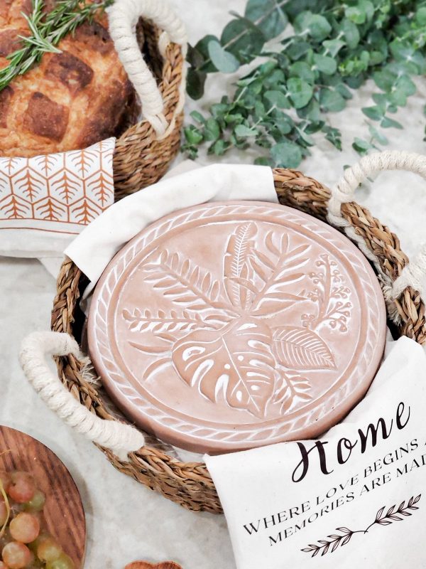 Bread Warmer & Basket - Plant Round - Image 2